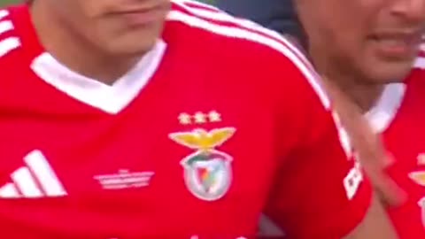 Angel Di Maria breaks down in tears after losing Portuguese Cup in his final game for Benfica