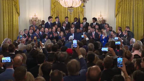 President Trump Welcomes 2025 NCAA Men's Basketball Champions to White House