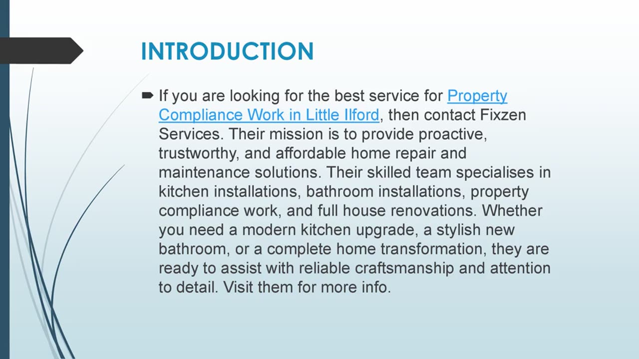 Best Property Compliance Work in Little Ilford