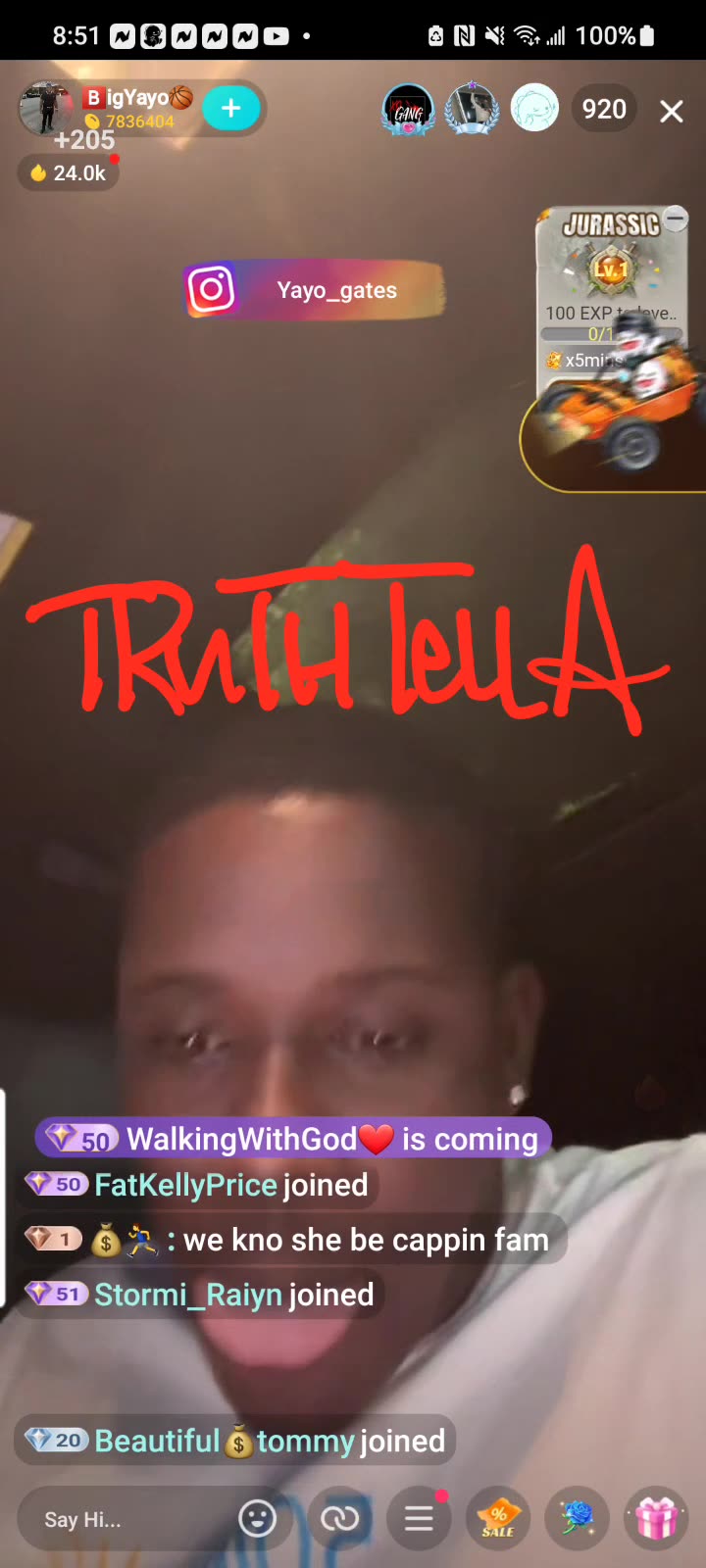 PRETTY TEETEE EX BIG YAYO GOES LIVE AFTER CONFRONTATION AT HER HOUSE