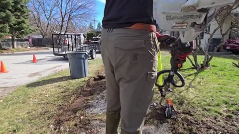 Peeling Back A CENTURY OLD Sidewalk To Help It BREATHE Again_part3