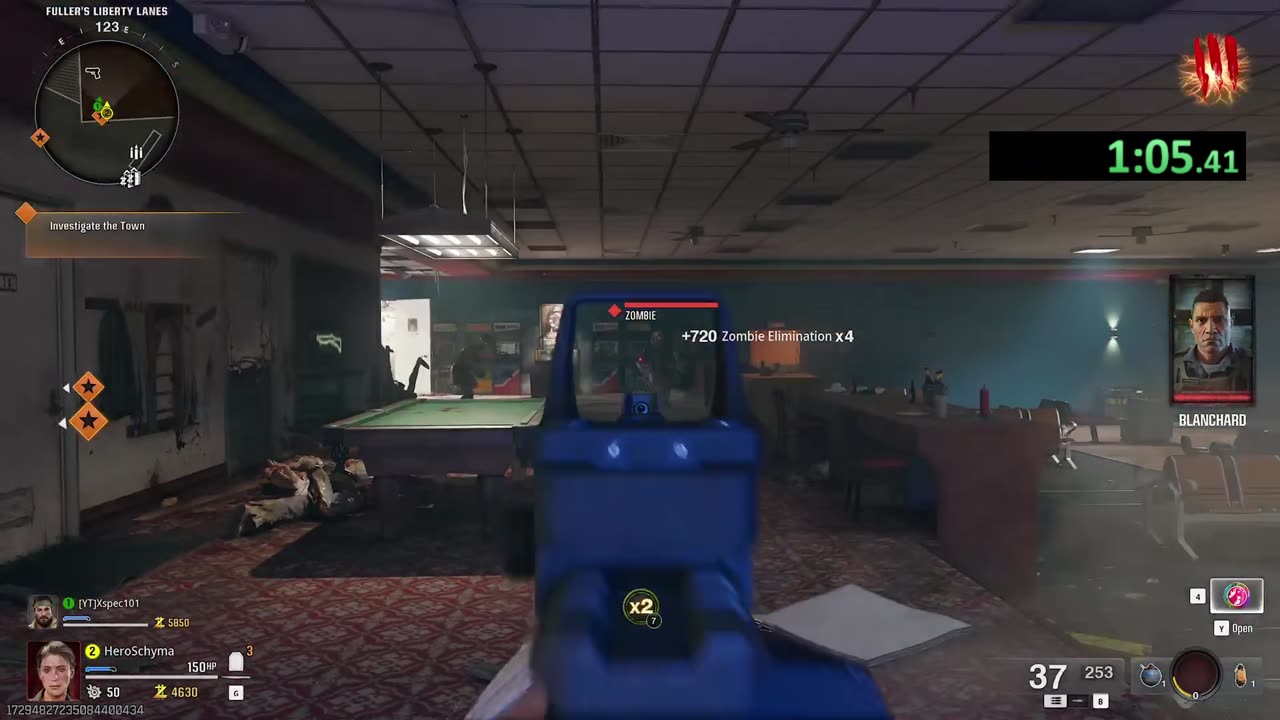 WR Black Ops 6 Zombies Speedrun - Liberty Falls - PaP, No Gums - [1:30.420]