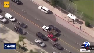 Absolutely insane pursuit just came to an end in Long Beach