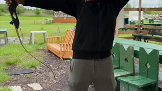 🔥 Slow motion release — and hits a perfect bullseye! 🎯