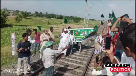 😂🚂 To Stop a Train as Protest: Green Flags Used! | FunFM