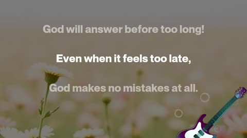 [🎵 Title Trust and Wait for God]