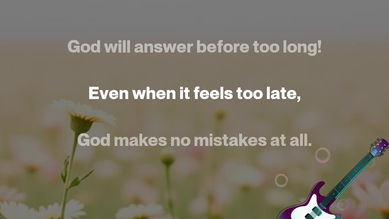 [🎵 Title Trust and Wait for God]