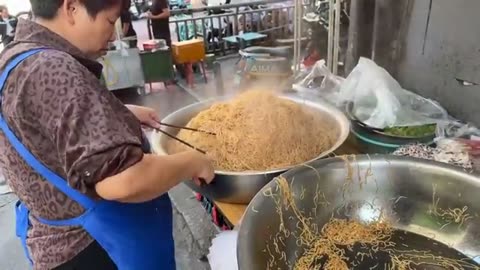 China Food Market: Crispy Meat Pastries, Crunchy Millet & a Lively Atmosphere