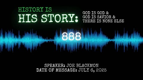 Joe Blackmon: History is His Story - 888