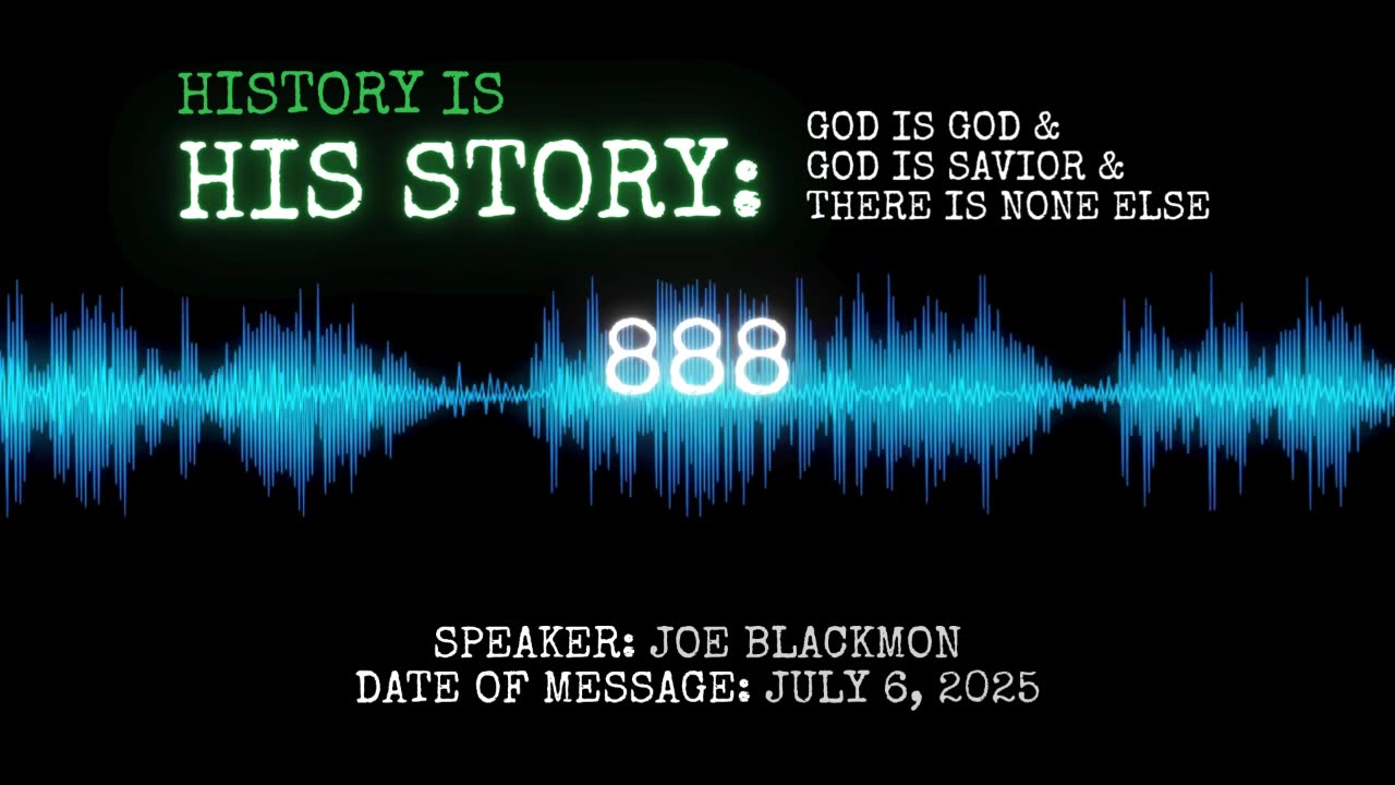 Joe Blackmon: History is His Story - 888
