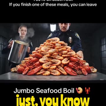 Eat this and your prison free (can you?) #food #jail #seafood