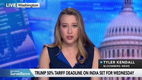"Trump's 50% Tariffs on India to Start Wednesday."