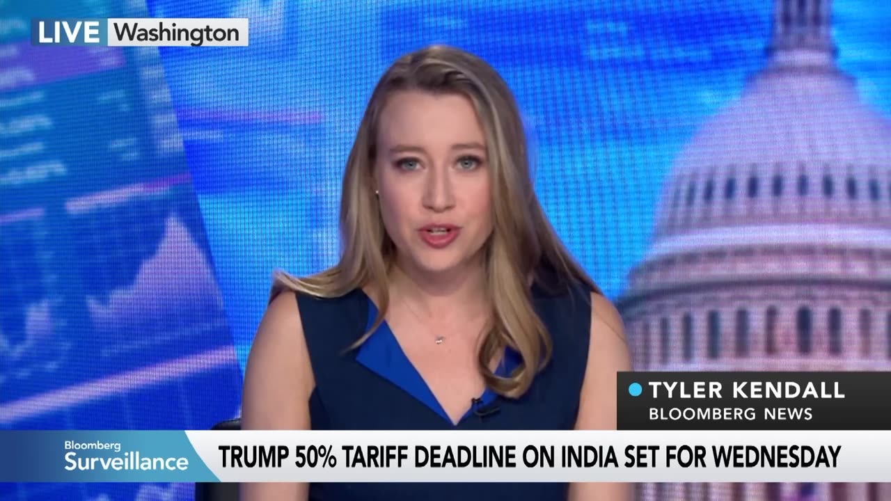 "Trump's 50% Tariffs on India to Start Wednesday."