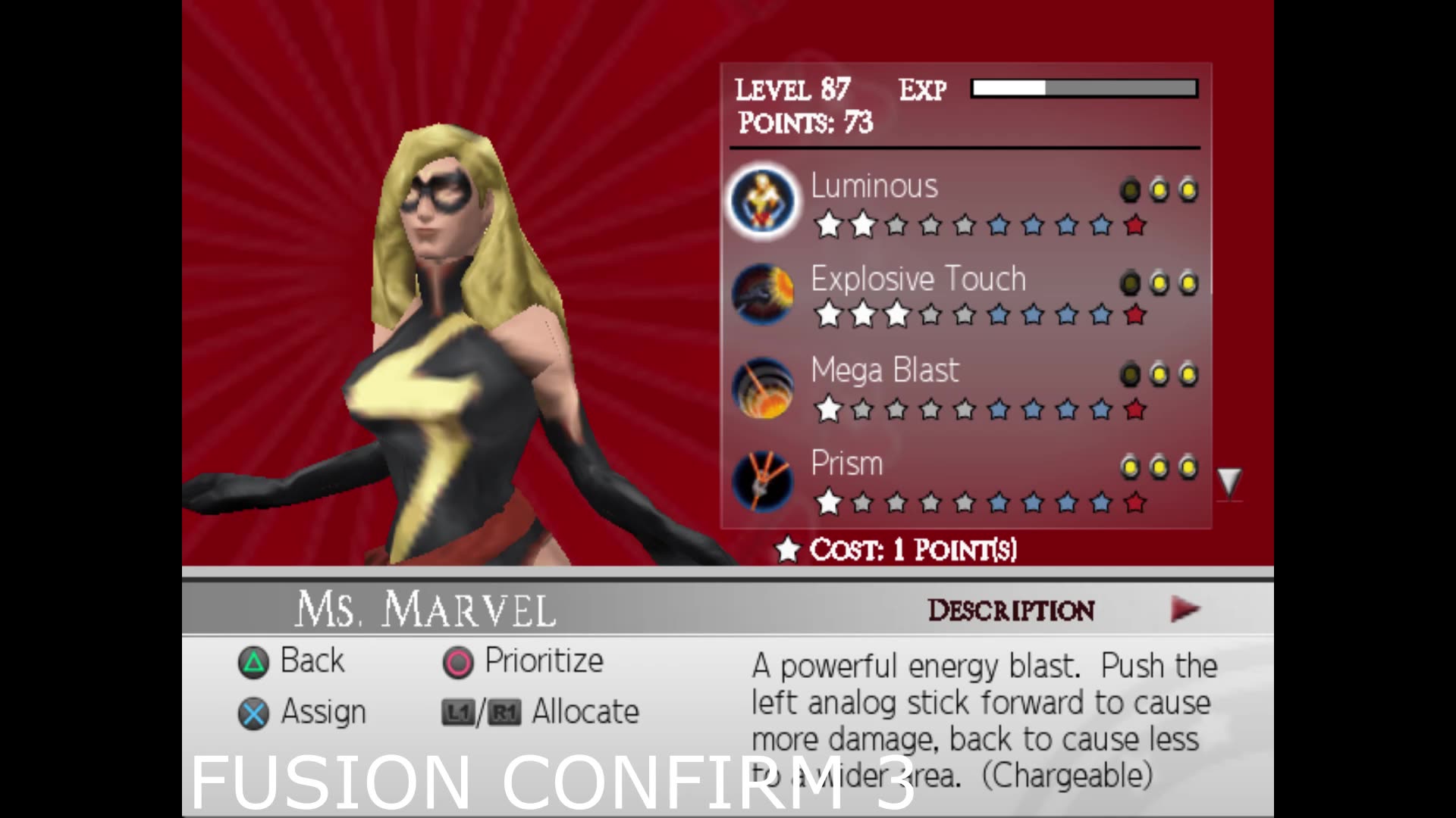 Ultimate Alliance 2 Ms Marvel Voicelines