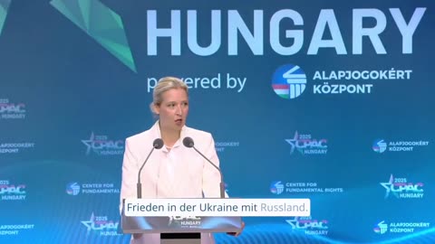 AfD leader Alice Weidel's speech brought the audience to tears.
