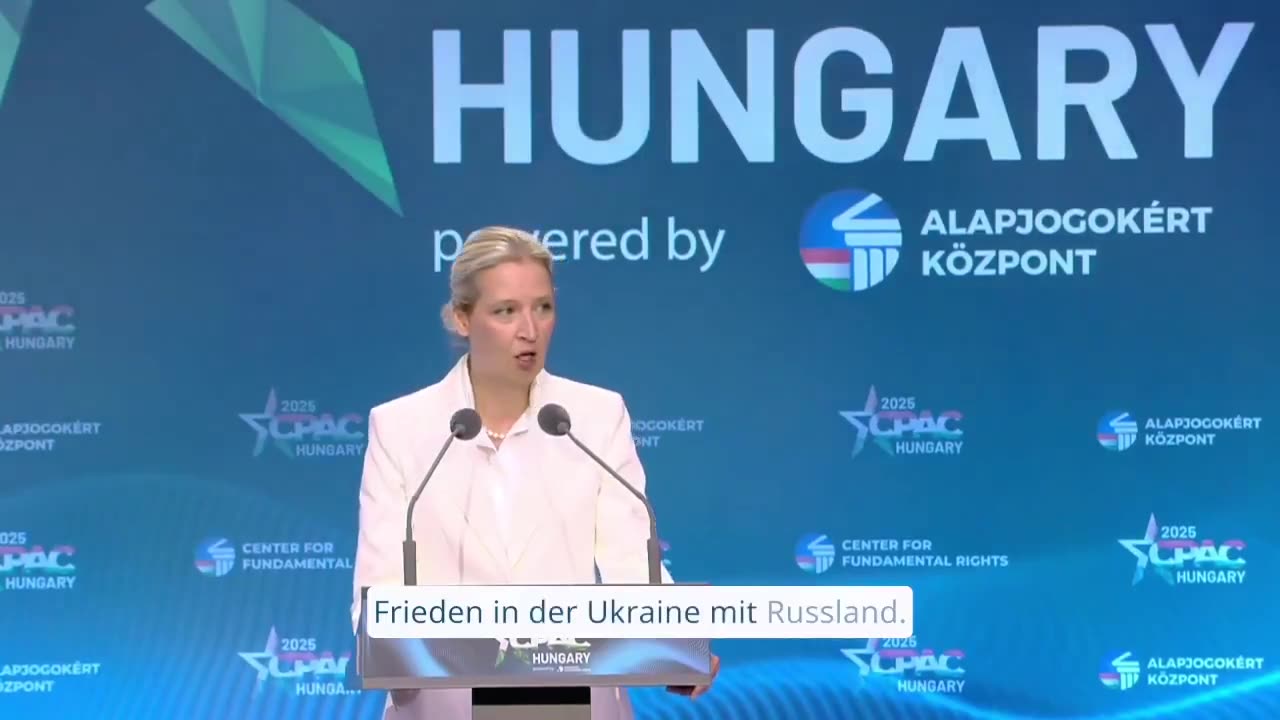AfD leader Alice Weidel's speech brought the audience to tears.