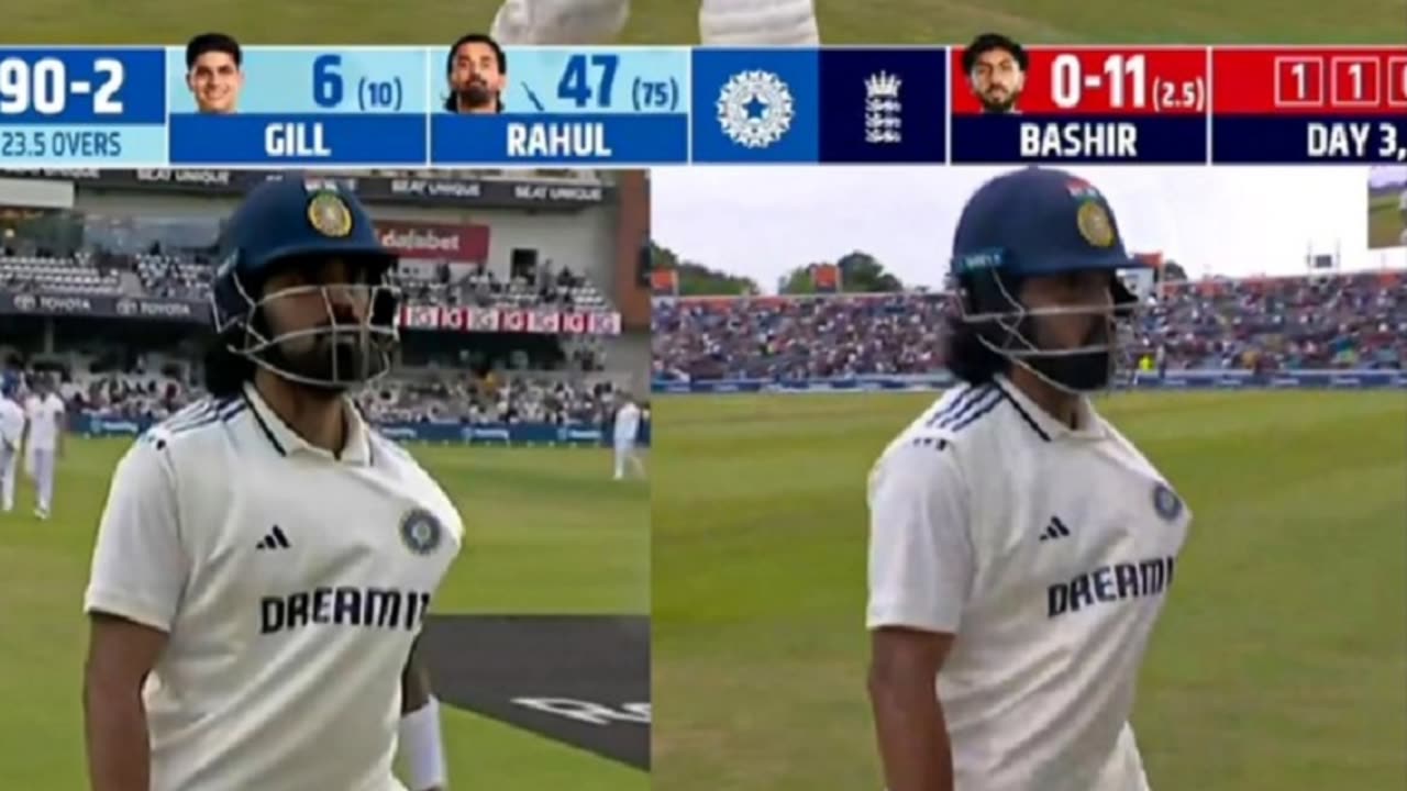 Day three. India vs England test 1st day 2025