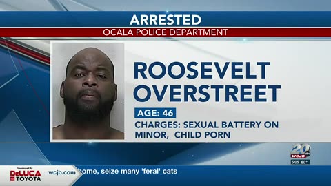 Ocala city black employee arrested for sexual battery, manufacturing child porn