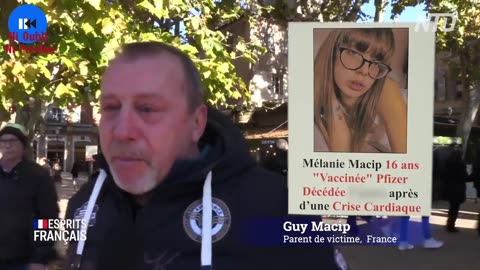 Guy Macip : « Papa de Mélanie, décédée 48 heures après la vaccination, d'un arrêt cardiaque »