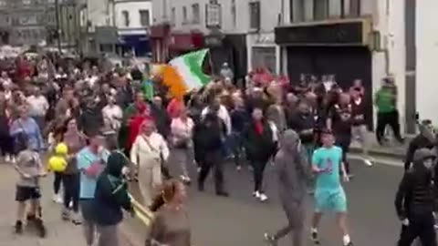 Newry Around 1000 people turned out to oppose Newry becoming a sanctuary city