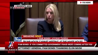 Pam Bondi: If You Committed Government Fraud Wer'e Coming After You