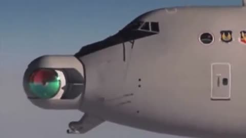 Just a Friendly Military Plane with a Gigantic Laser