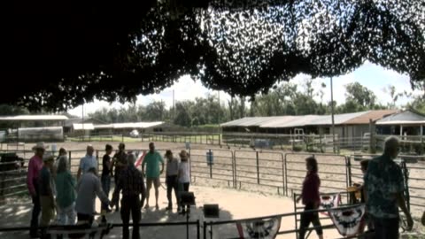 Skipper Calder & Cowboy-up Ministry bring horse training with a message at 11am.