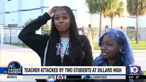 Two students were arrested for beating up a teacher in Florida. The teacher