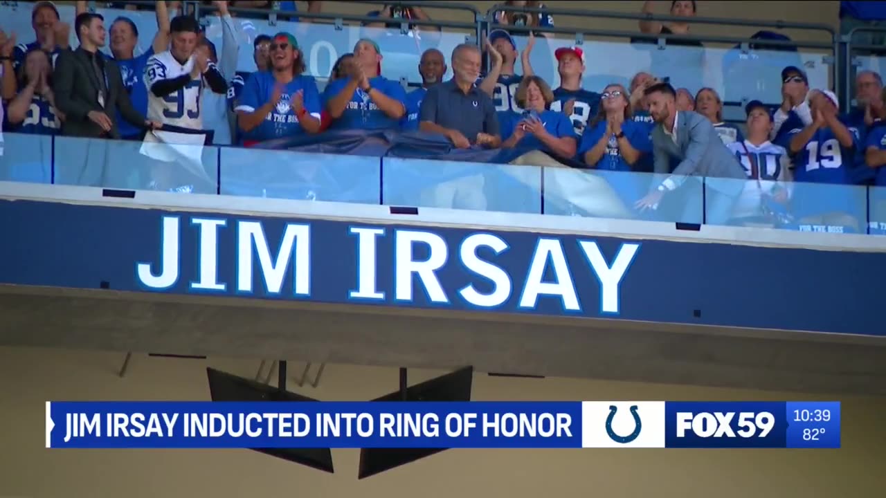 September 7, 2025 - Jim Irsay Inducted Into Colts Ring of Honor