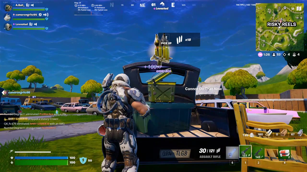 Suffering through more Fortnite