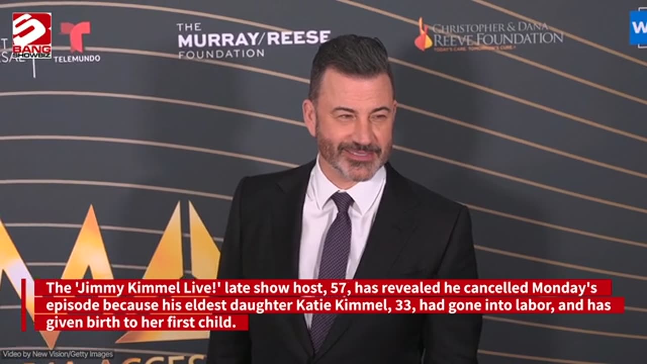 Jimmy Kimmel welcomes first grandchild