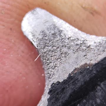 How to restore a bicycle crankset front chainring