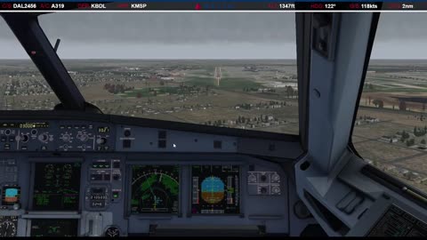 Landing in Minneapolis (KMSP)