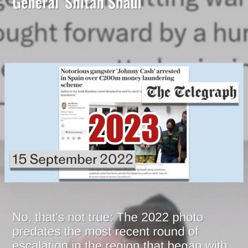 Fact Check: Photo Does NOT Show Dutch Police Arresting Israeli Major General 'Shitan Shaul'