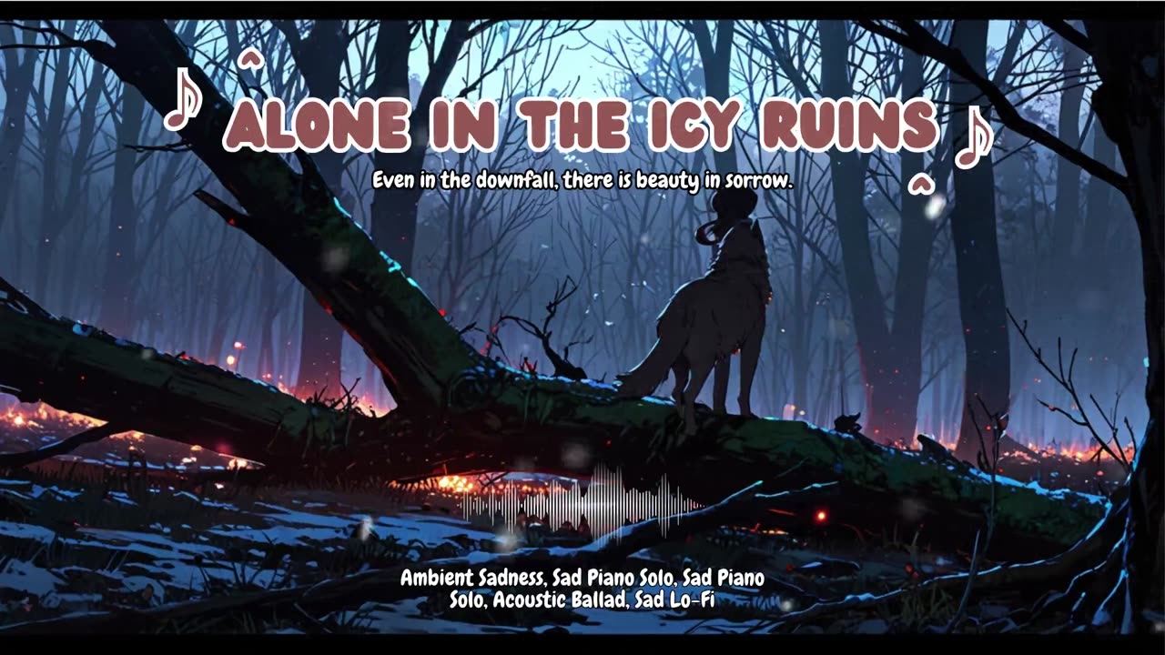 🏔 Alone in the Icy Ruins | Hauntingly Beautiful & Deeply Emotional Piano Music
