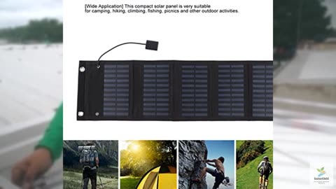 15W Foldable Solar Panel Kit Portable Solar Charger Suitcase Foldable Space Savi