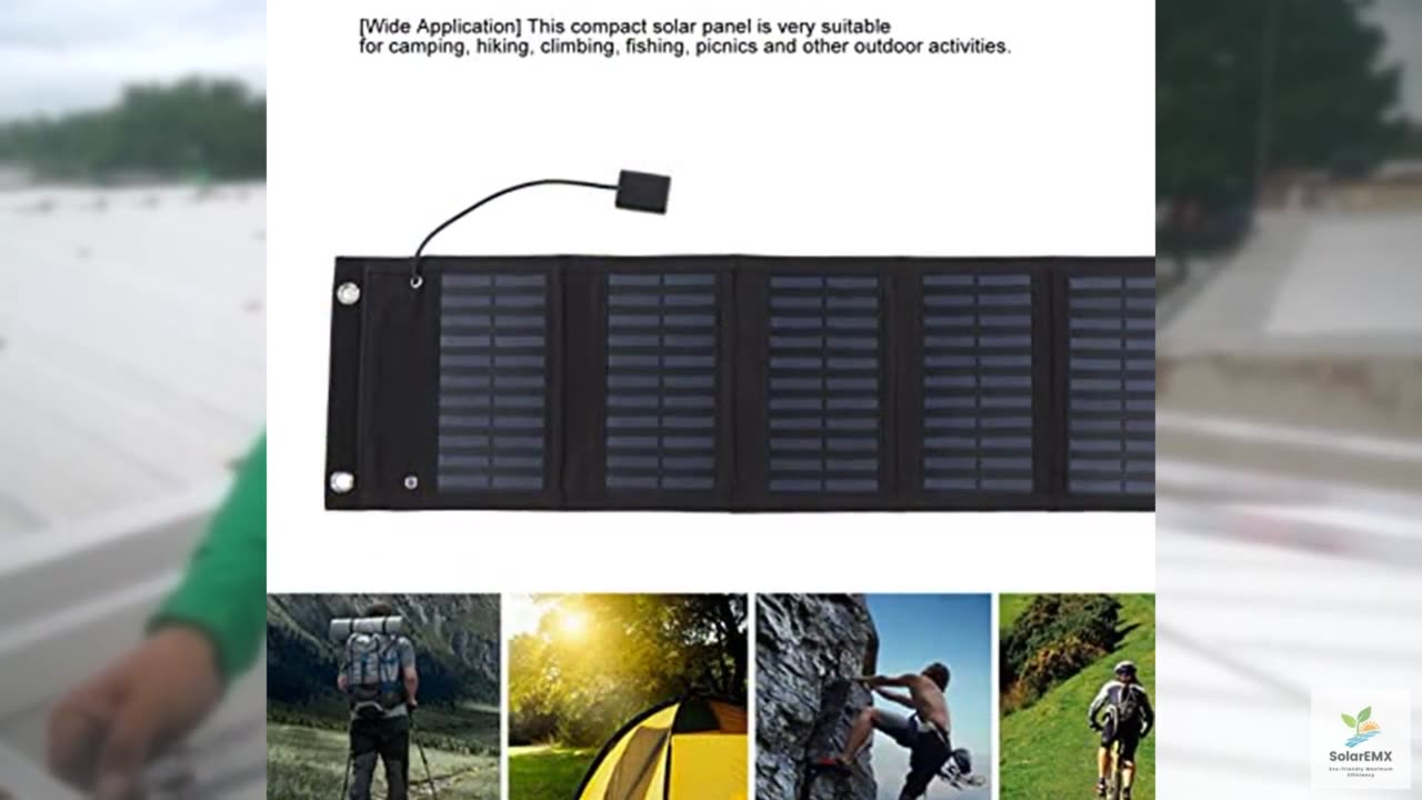 15W Foldable Solar Panel Kit Portable Solar Charger Suitcase Foldable Space Savi
