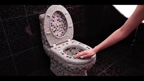 Gemstones On Toilet