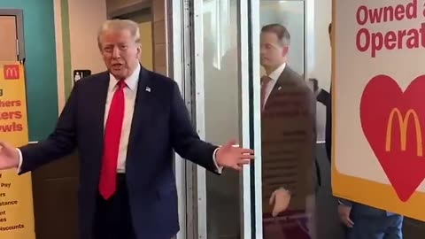 Donald Trump just got a job at McDonald’s 😂