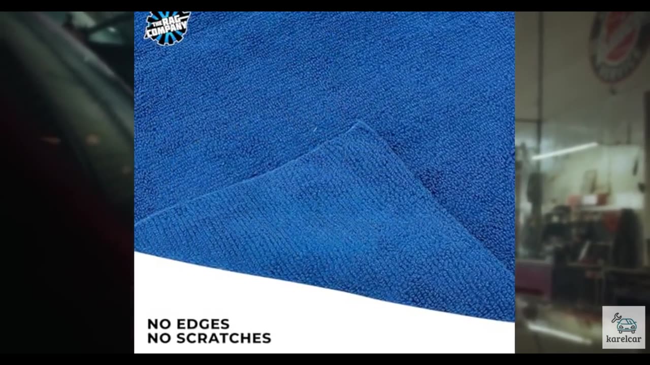 The Rag Company - Edgeless 365 Microfiber Towels (10-Pack) Premium 70/30 Blend,