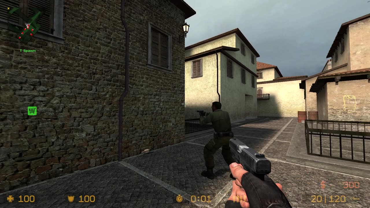 Playing CS: Source Against Bots with Nu Disco Music - 4/13/2025 (Non-Monetized)