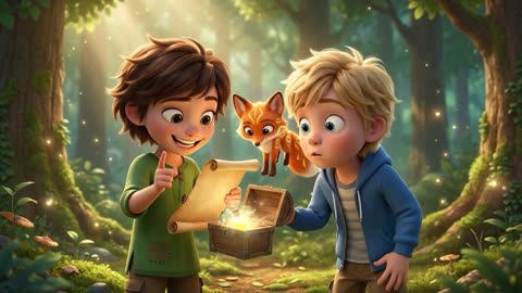 “The Magical Treehouse Adventure 🌈✨ | Kids Adventure Story | Talking Animals & Treasure”