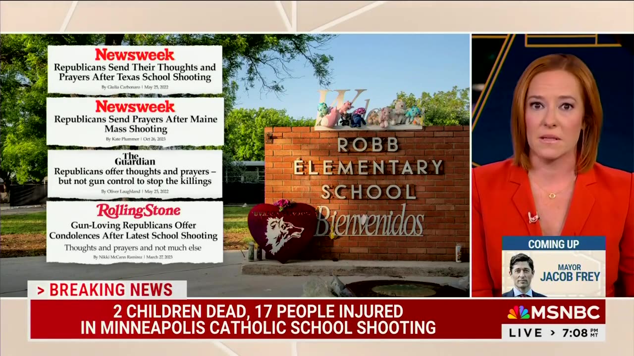 Jen Psaki Sobs Over MN Victims After Saying She's Had 'Enough' Of Christians' 'Prayers'