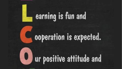 Welcome to a Room Where Learning is Fun!