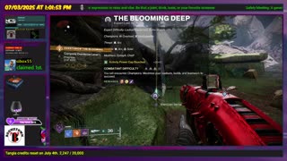 Destiny 2: 7-3-25 The Blooming Deep is the Lost Sector. Arc Surge.