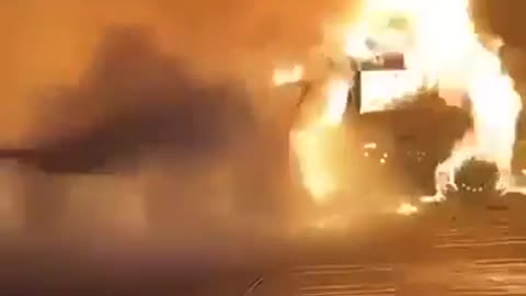 BREAKING: The Israeli Air Force successfully bombed a vehicle carrying Hezbollah