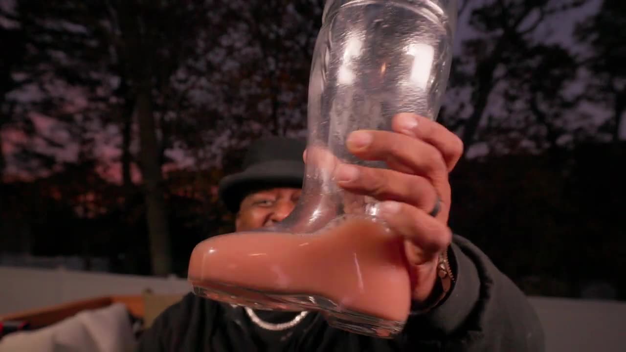 What Happens When You Chug BANANA WATER from a GIANT Glass Boot?