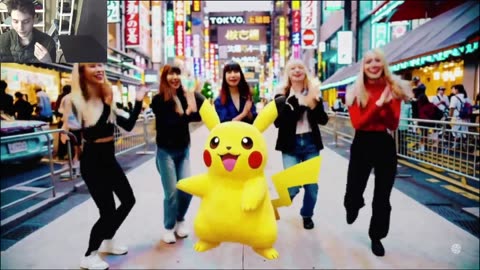 Outtake #1,253 Of Pikachu The Pokemon Dancing With Women In Tokyo, Japan Fake Funny Parody Video
