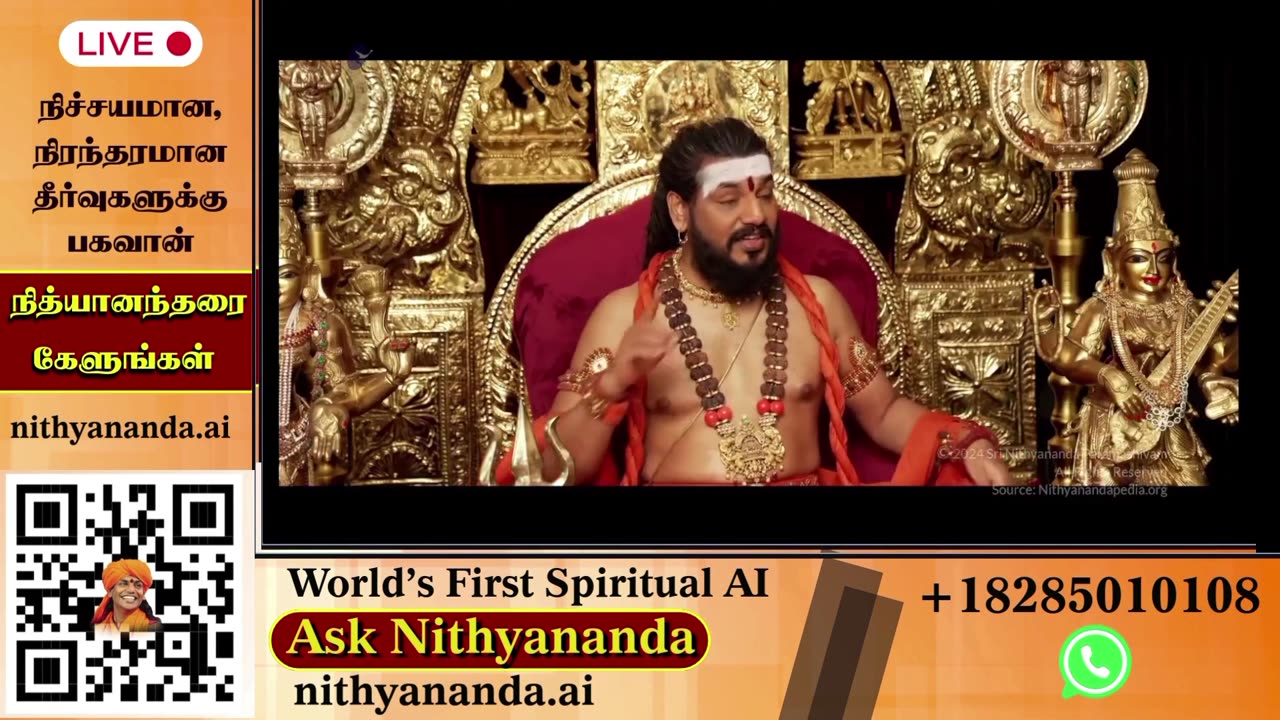 Absorb spiritual teachings during live darshans led by SPH Bhagavan Sri Nithyananda Paramashivam.