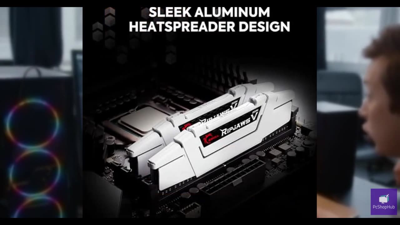 G.SKILL RipjawsV Series DDR4 RAM (XMP) 32GB (2x16GB) 3200MT/s CL16-18-18-38 1.35